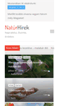 Mobile Screenshot of naturhirek.hu